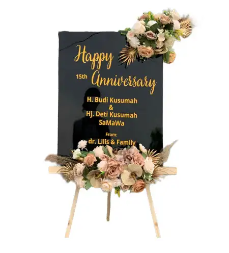 Papan Bunga Akrilik Jati Mekar